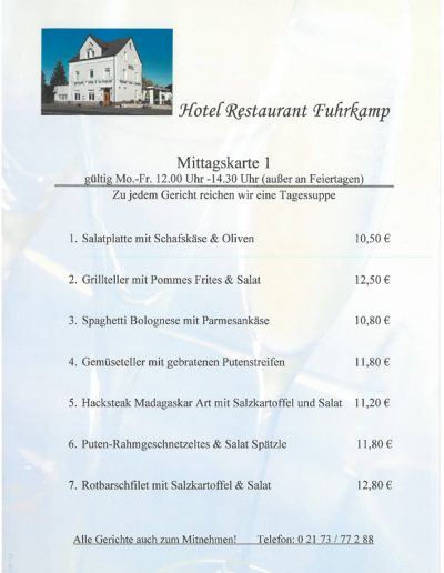 HotelRestaurantFuhrkamp_Mittagskarte 1